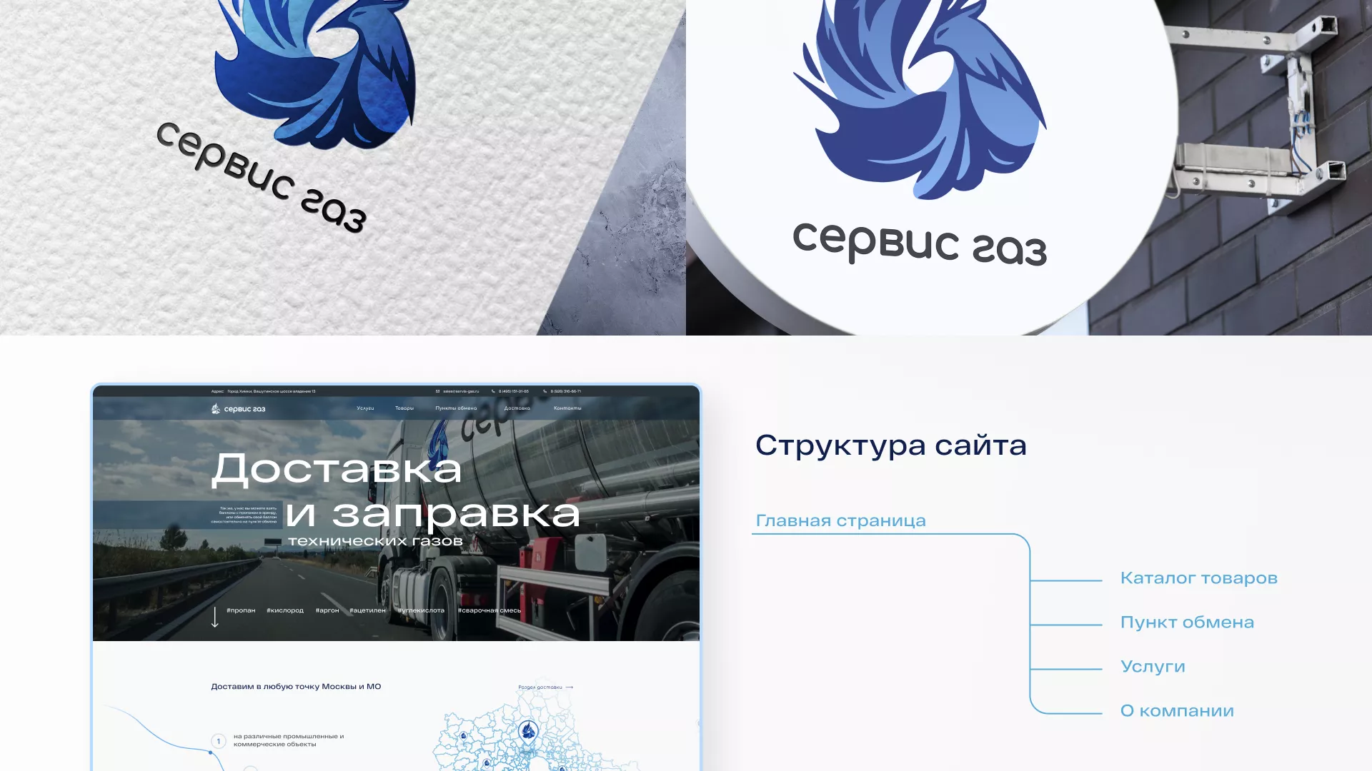 Создание сайта компании «Сервис газ» в Красноармейске