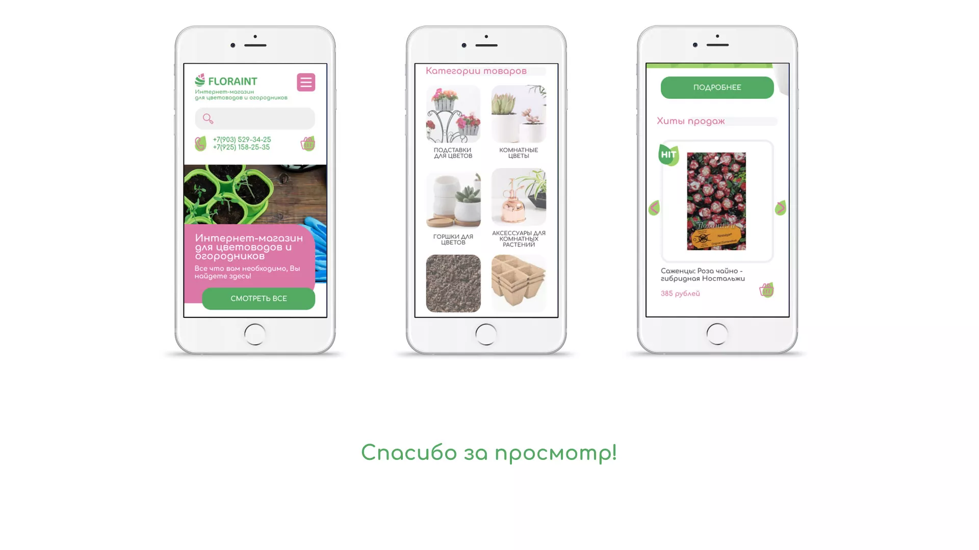 Создание логотипа и интернет-магазина «FLORAINT» в Красноармейске