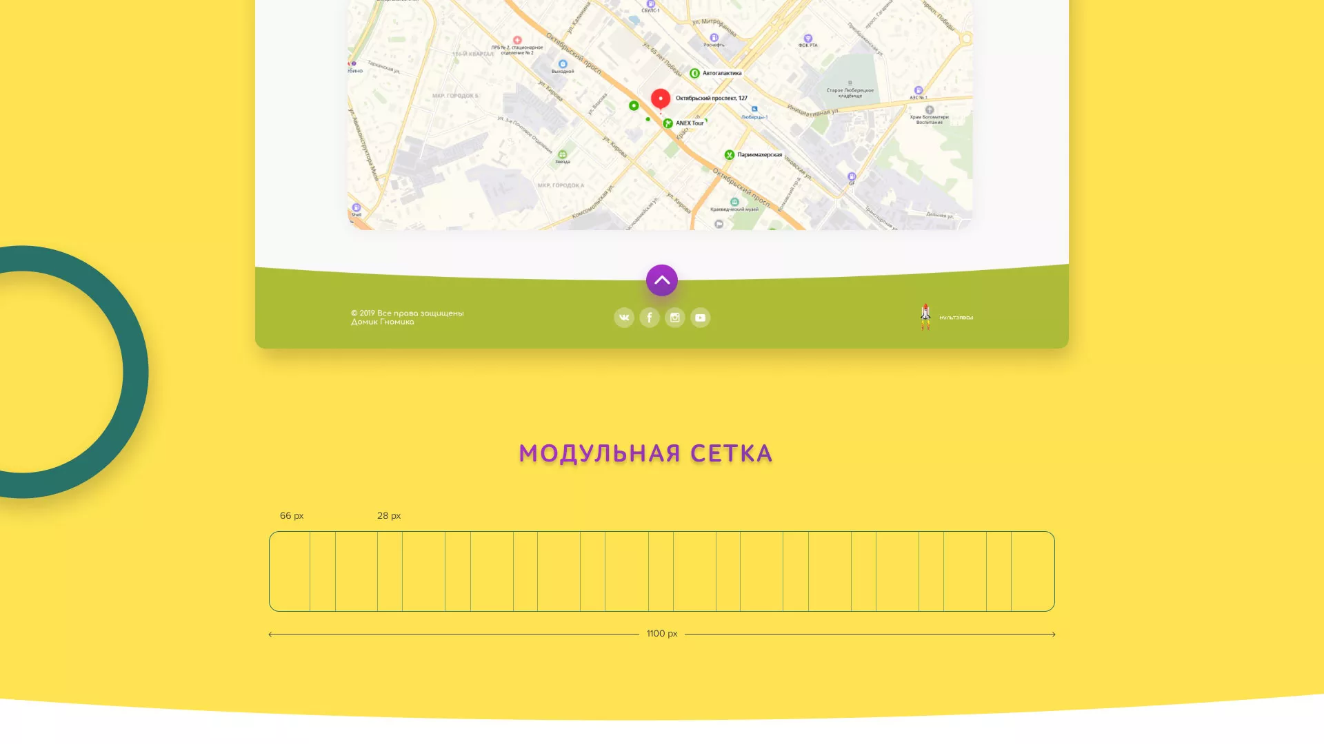 Разработка сайта детского активити-клуба «Домик гномика» в Красноармейске