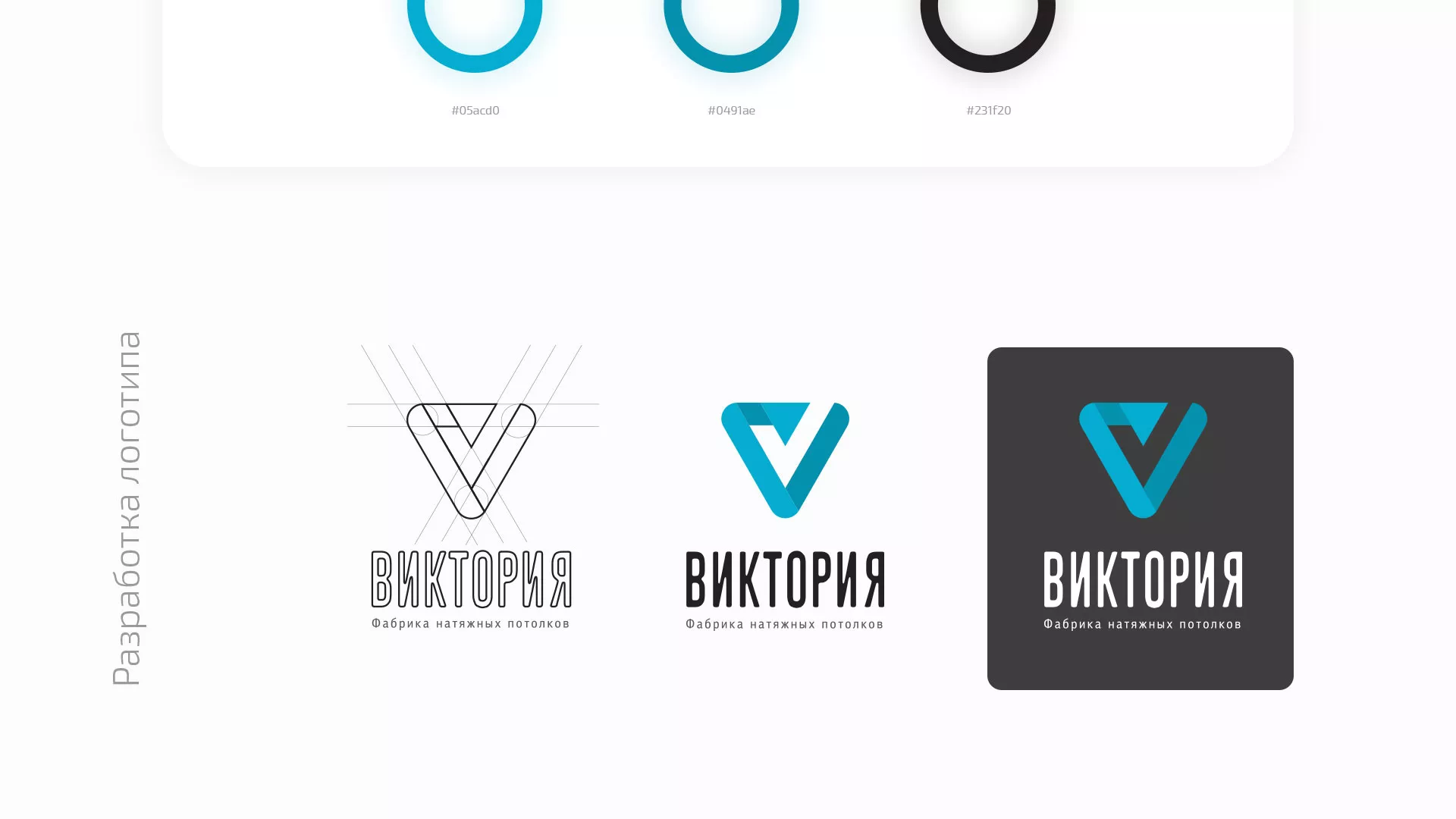 Разработка фирменного стиля компании по продаже и установке натяжных потолков в Красноармейске