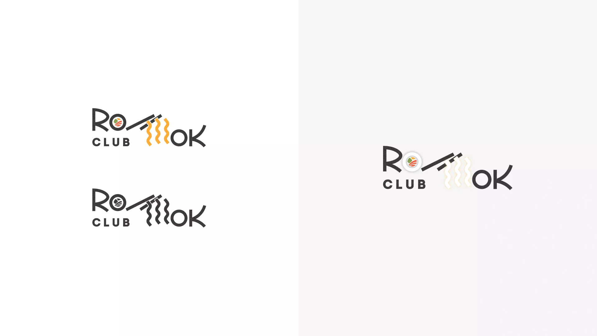 Создание логотипа суши-бара «Roll Wok Club» в Красноармейске